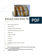 Banana Cake Oven Tangkring