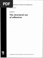 Structural Use of Adhesives