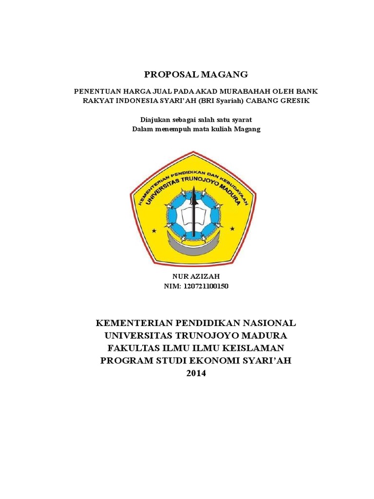 Proposal Magang Utm | PDF