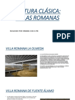 Villas Romanas en Hispania 