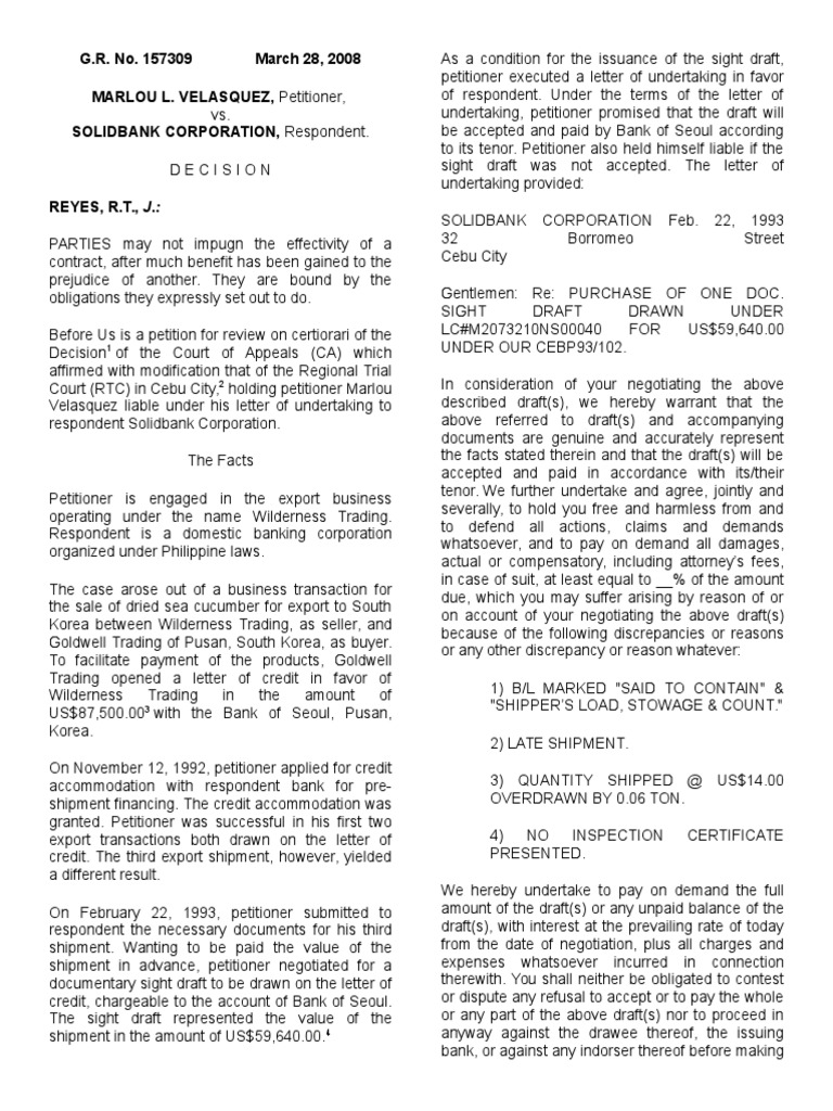 Credit Cases UST Law (2017) (3rd & 4th Sets) PDF