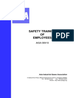 AIGA 009 - 10 Safety Training of Employees