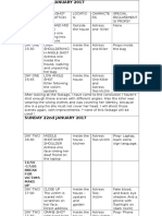 Film Schedule