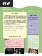 Gazette n°19 avril 2017