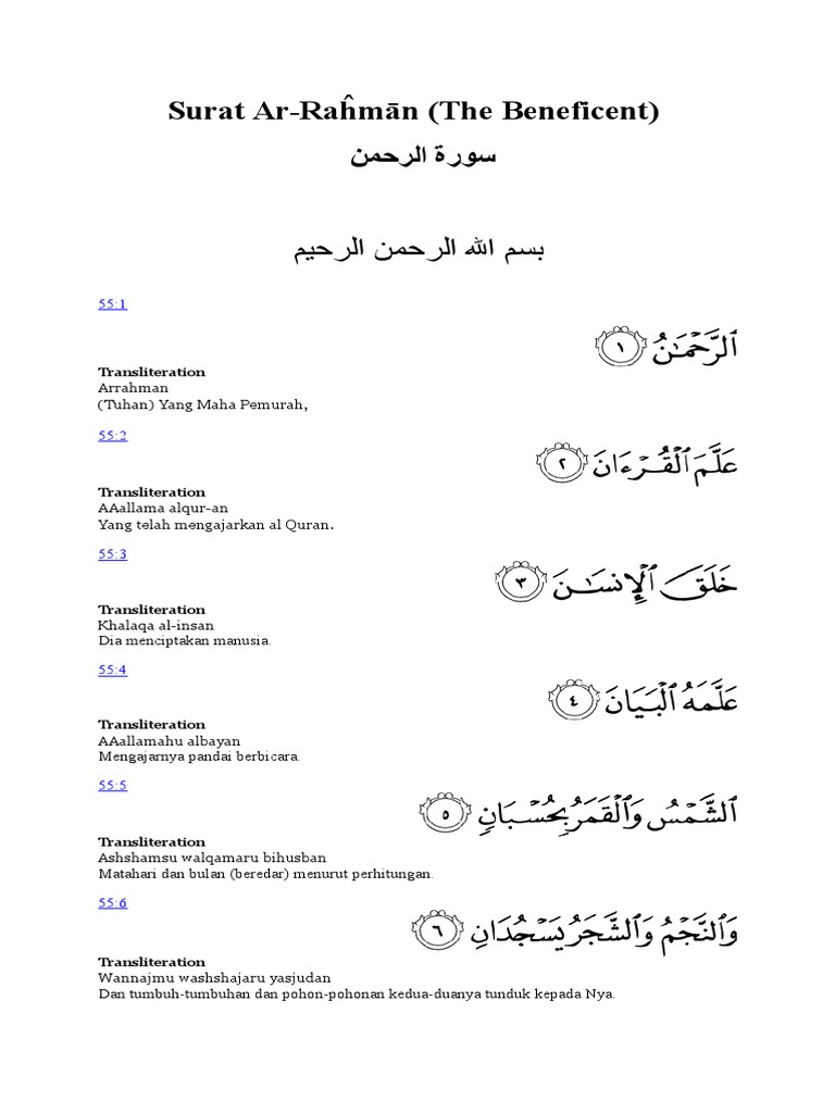 Arrahman 55 Ayat 178