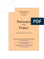 Ferdinand Lot - Naissance - France PDF