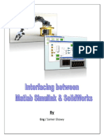 Interfacing BTWN Matlab&SolidWorks
