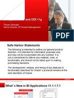BI Applications and ODI 11g: Florian Schouten Senior Director, BI Product Management