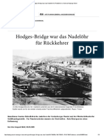 Hodges-Bridge War Das Nadelöhr Für Rückkehrer Bonn