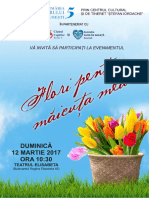 Afis-Flori Pentru Maicuta Mea