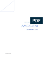 AMOS-820 Linux BSP v3.0.2 Quick Start Guide v1.00 20160627