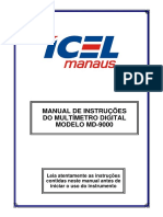 Manual Multimetro - MD-9000