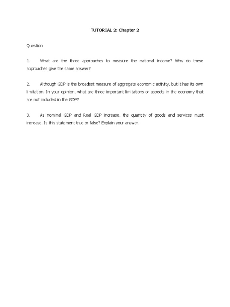 Tutorial 2 Question | PDF