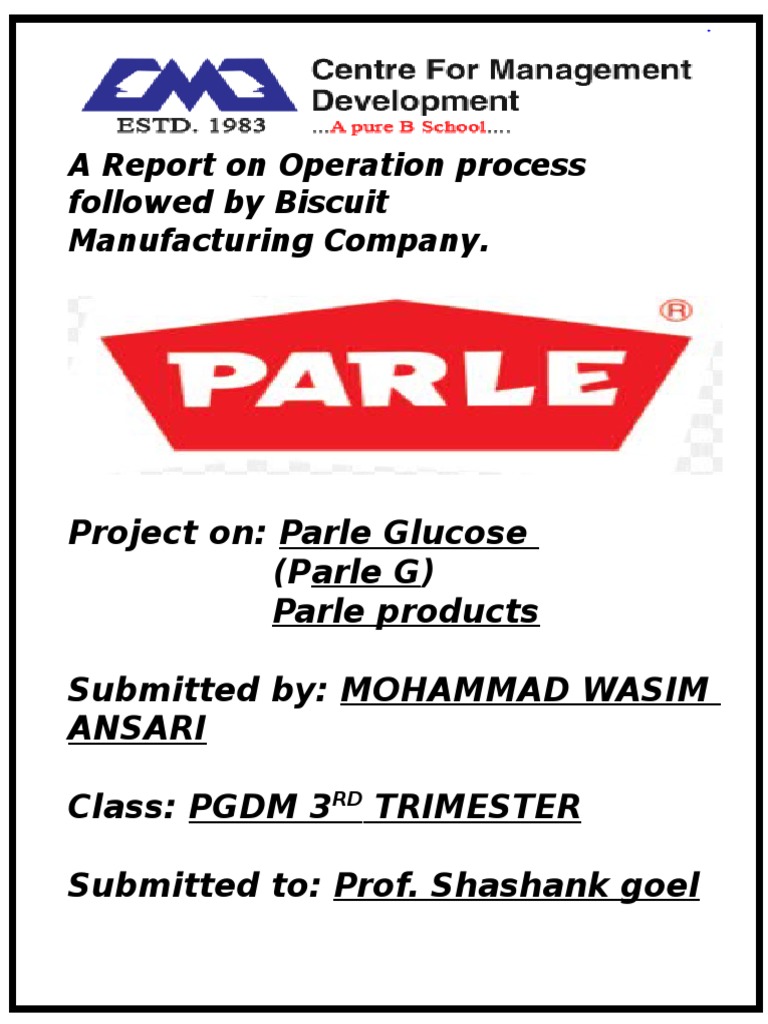 Parle G Biscuit Manufacturing Process | PDF | Biscuit | Dough