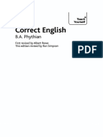 Teach Yourself. Correct English PDF