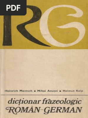 Dictionar Frazeologic Român German - 