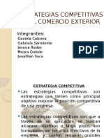 Estrategias Competitivas en El Comercio Exterior