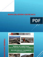 2.0 Etapas de Los Estudios Geotecnicos