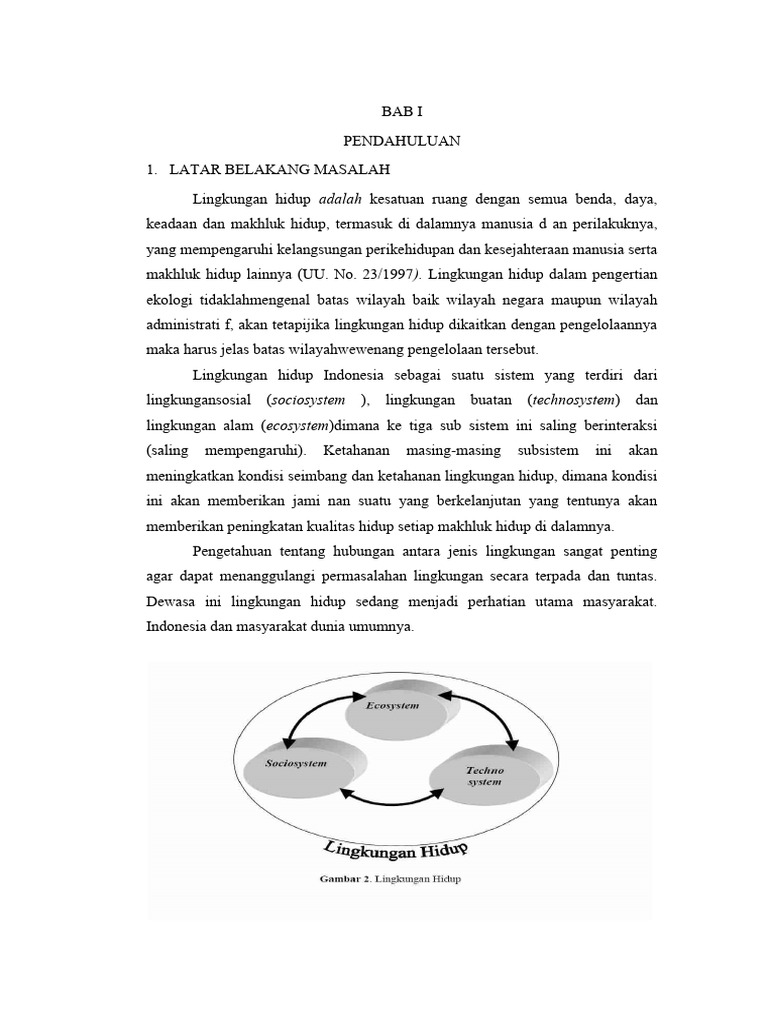 Makalah Pengelolaan Lingkungan Dan Amdal