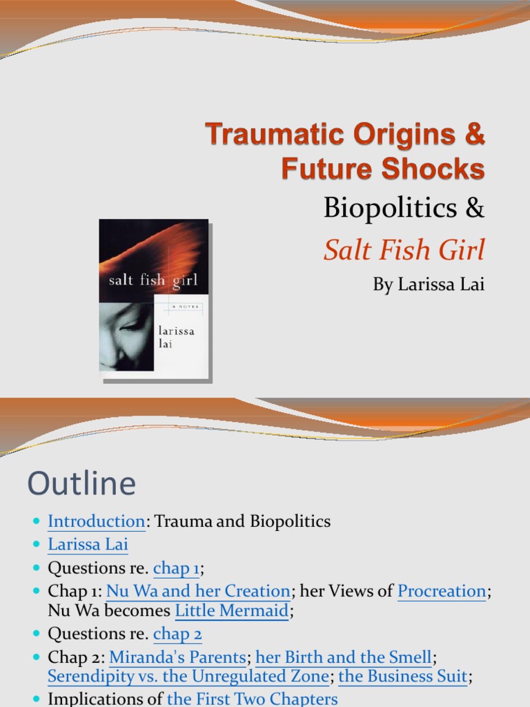 Biopolitics & Salt Fish Girl PDF Psychological Trauma Science