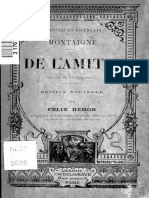 De L'amitié, Montaigne - Hémon, Félix, 1848-1915 PDF