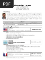 Download Sap Solution Manager Expert - Resume - CV - Wenceslao Lacaze by httpwlacazegooglepagescomhome SN3442824 doc pdf