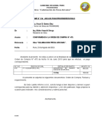 Informe #134-2013 Conformidad de Orden de Compra #475