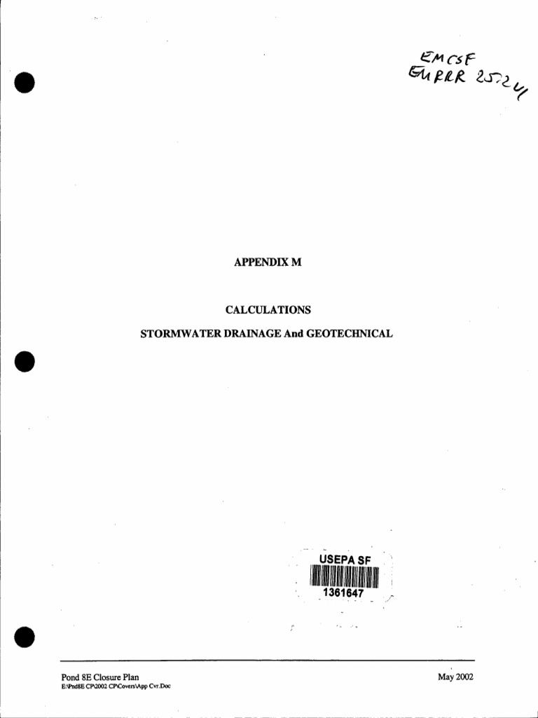 Stormwater Drainage and Geotechnical | PDF | Buckling