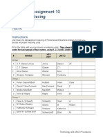 Assignment 10 Filing