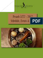 Pesach 5777 2017 Booklet