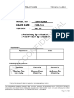 Model No.: Tm097Tdh01 ISSUED DATE: 2010-2-24 Version: Ver. 2.0