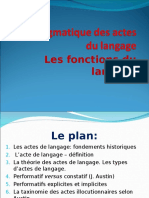 Les Actes de Langage