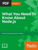 What You Need To Know About Node - Js (Ebook)