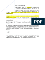 Entropía y Segunda Ley de La Termodinámica