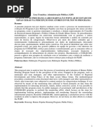 Avaliação Do Programa Lares Habitação Popular Do Estado de Minas Gerais Na Percepção Dos Atores Envoltos No Programa