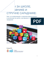 Vodic: Kako Do Informacija o Izvorima Finansiranja I Resursima Za Skole Nastavnike Saradnike
