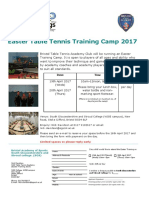 Easter Training Application Form April 2017