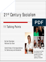 21 Century Socialism: 11 Talking Points