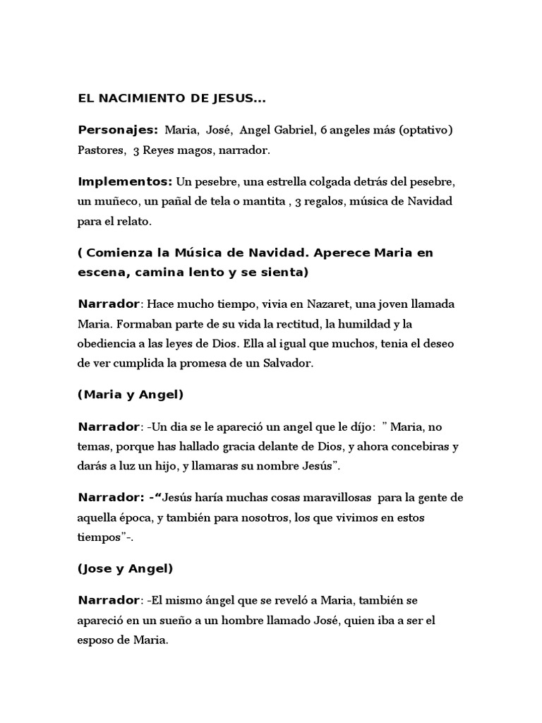 El Nacimiento de Jesús | PDF | Reyes Magos | Jesús