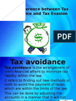 The Difference Between Tax Avoidance and Tax Evasion