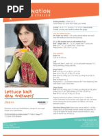 Download Free Knit Pattern - Lettuce Knit Arm Warmers SN0111 by Red Heart Yarns SN34430905 doc pdf