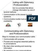 Communicating With Diplomacy and Professionalism