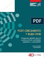 Post Crescimiento y Buen Vivir PDF