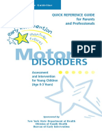 Early Intervention Motor Disordrs