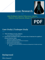 human research presentation