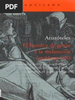 El hombre de genio y la melancolía - Aristóteles 