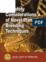Biosafety Considerations of Novel Plant Breeding Techniques