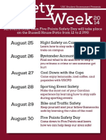 safety week flyer