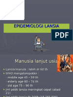 EPIDEMIOLOGI LANSIA