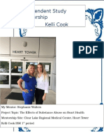 Independent Study Mentorship Kelli Cook